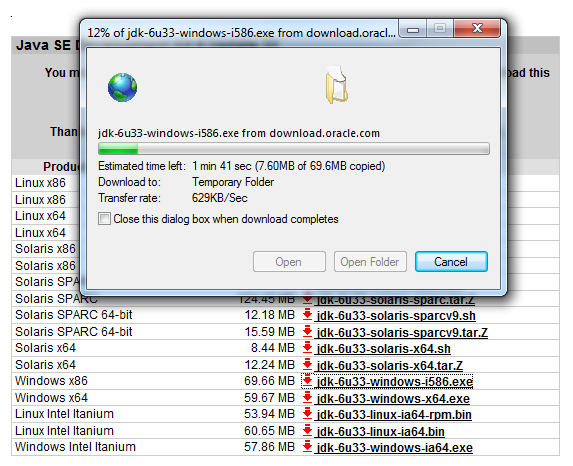 Download the JDK 6